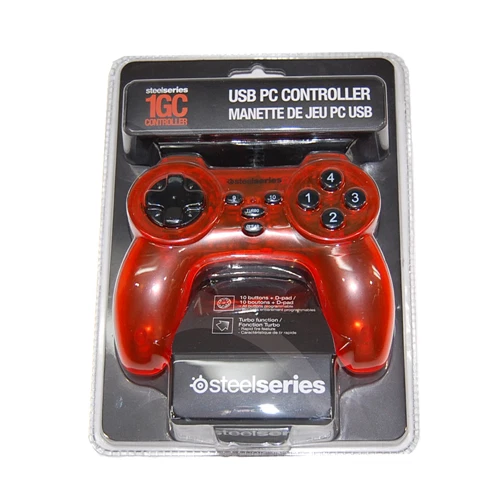A wired gamepad for PC and Mac gaming.